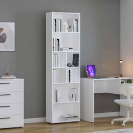 Hanah Home Estantería Blanca Ktp-168-Bb-1